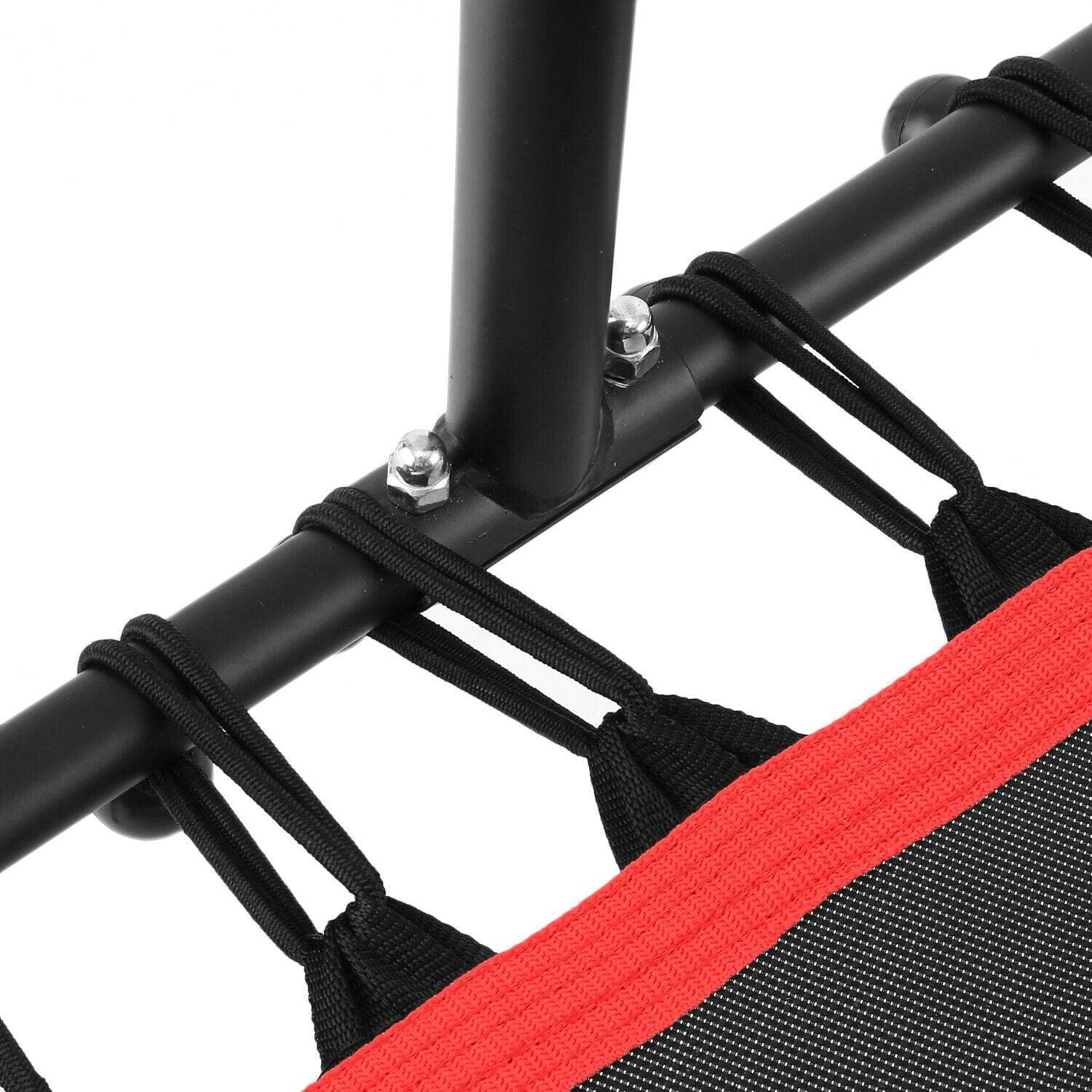 TRAMPOLINO TAPPETO MOLLE ELASTICO 150KG CON MANIGLIA DI SICUREZZA FITNESS SPORT - 5