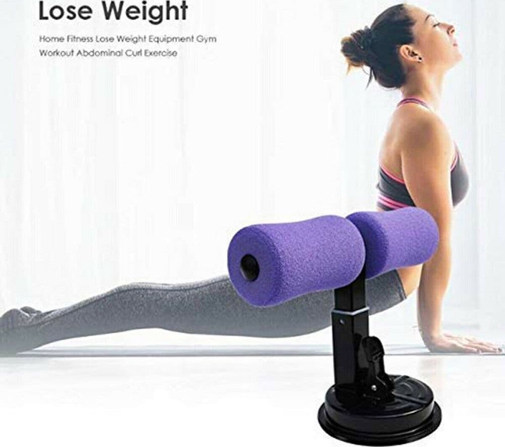 ATTREZZO PER ADDOMINALI FITNESS VENTOSA SPORT SPUGNA CAVIGLIE CURL PUSH UP SIT - 2