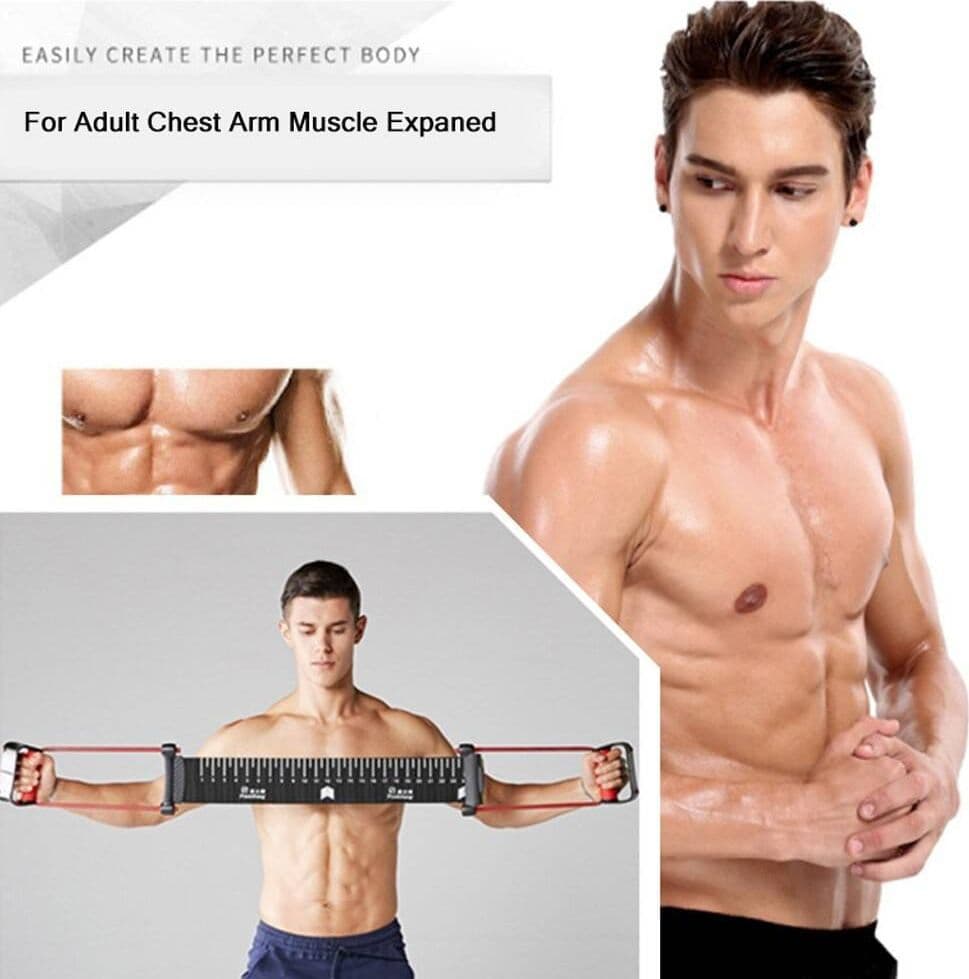 ATTREZZO PER ESERCIZI CON ELASTICO PUSH-UP MULTIFUNZIONALE ALLENAMENTO BRACCIA - 5