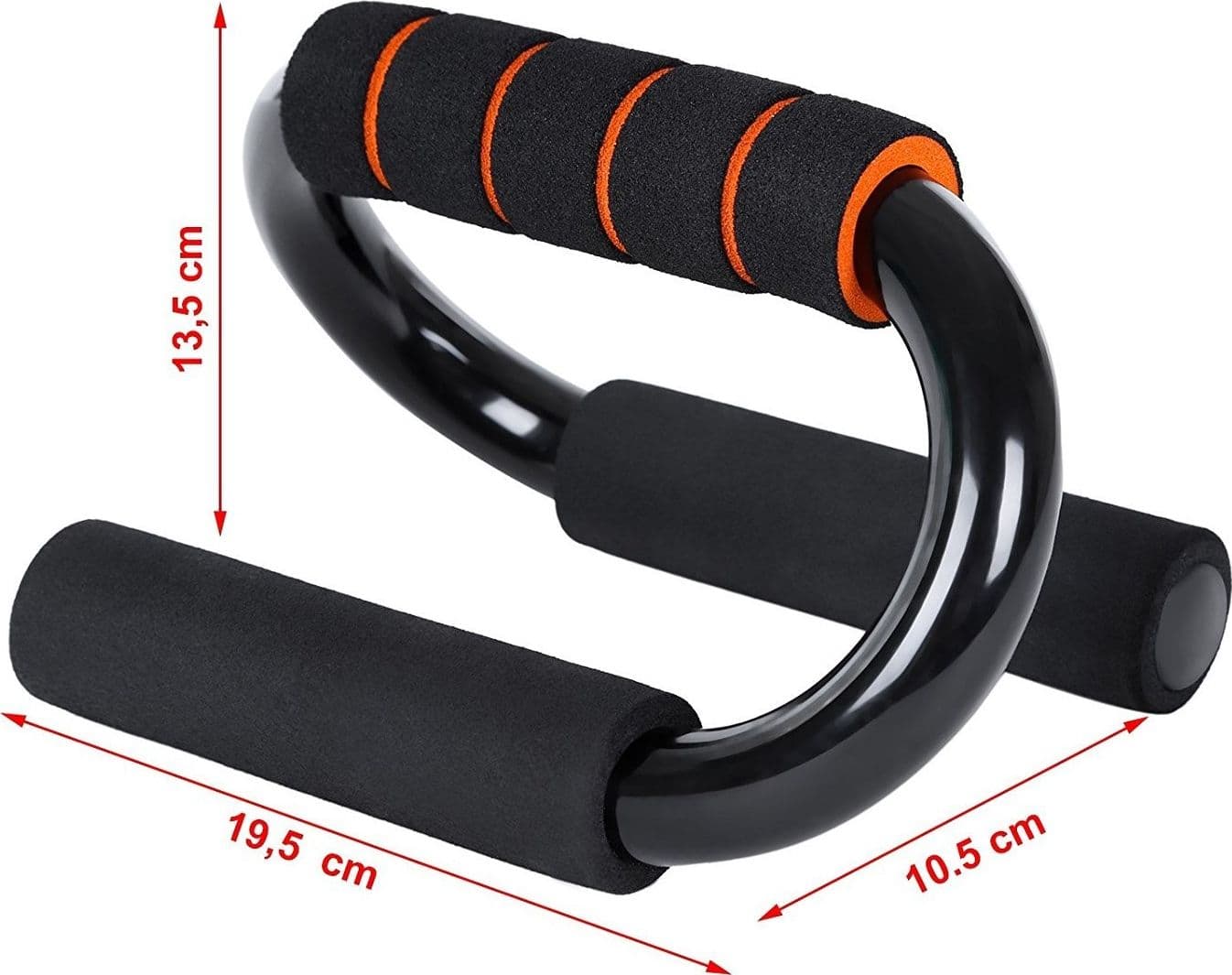 MANIGLIE PUSH UP PER FLESSIONI PETTORALI SPALLE PALESTRA FITNESS STAND BAR - 5