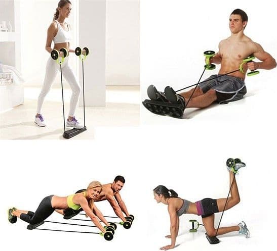 REVOFLEX XTREME MINI PALESTRA MULTIFUNZIONE PER ALLENAMENTO ROLLER ADDOMINALI - 4