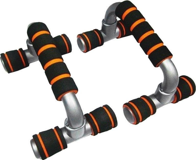 PUSH UP STAND APPOGGI MANIGLIE PER FLESSIONI ADDOMINALI PETTO SPALLE ATTREZZO - 2