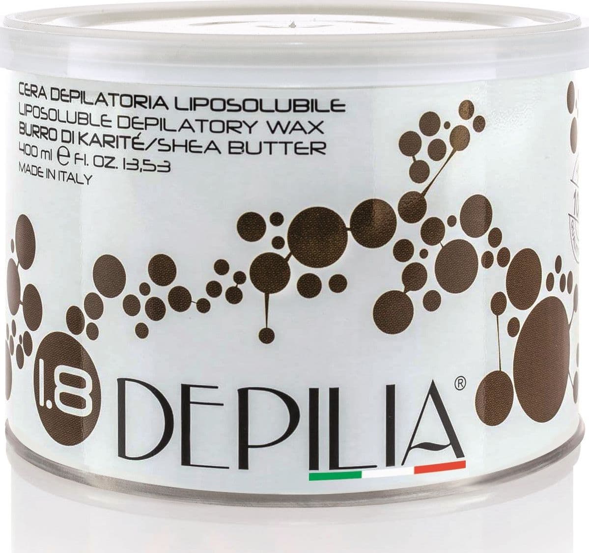 BARATTOLO CERA DEPILATORIA LIPOSOLUBILE BURRO KARITÈ 1.8 400ML DEPILAZIONE