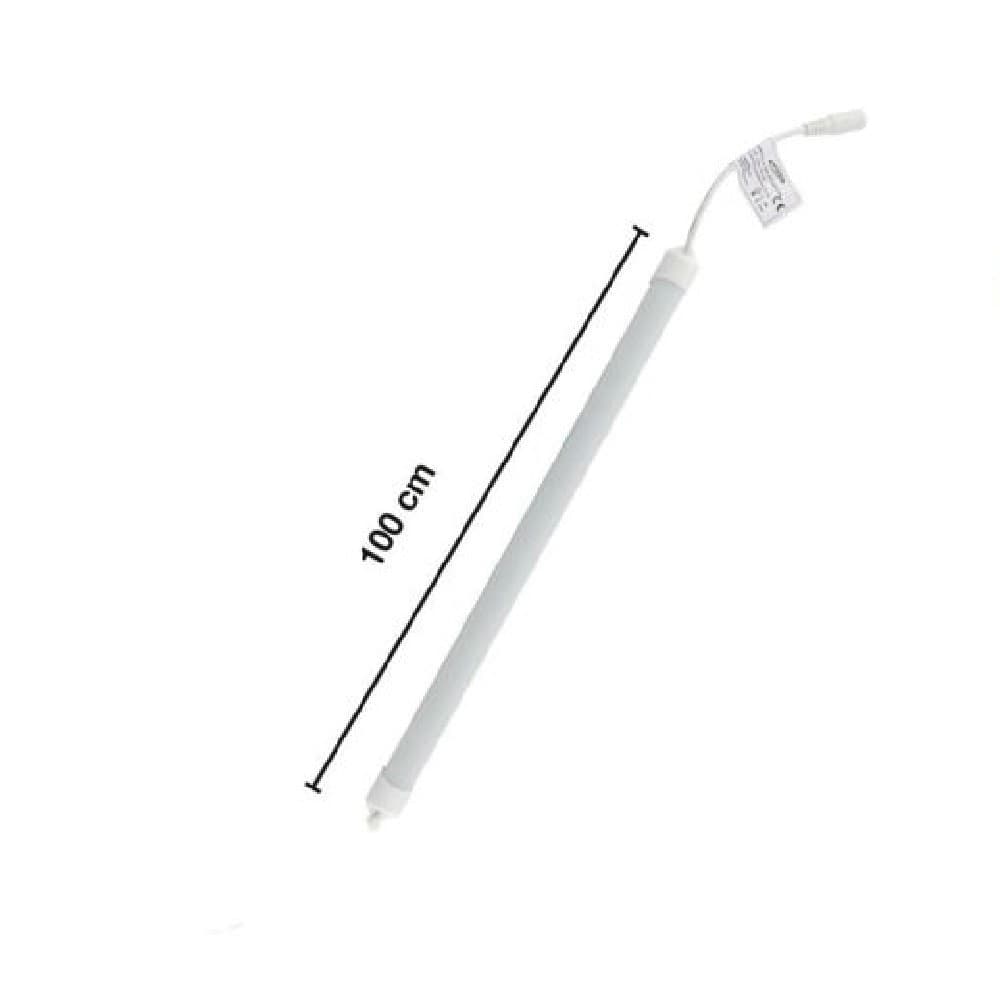 STRISCIA RIGIDA BARRA LED PROFILO ALLUMINIO 1MT LUCE 3000K 4000K 6500K 3014-12V-1O - 2