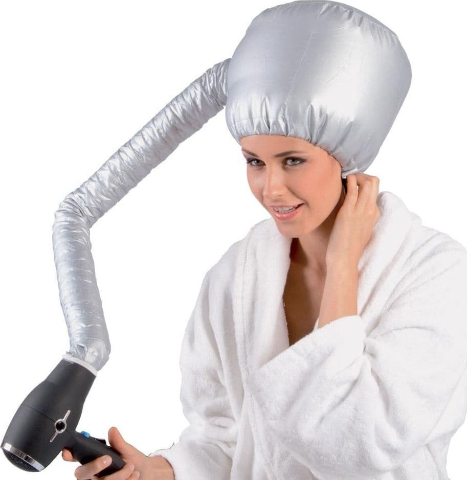 CUFFIA TERMICA CASCO PORTATILE PHON CAPELLI PER ASCIUGA CAPELLI UNIVERSALE - 3