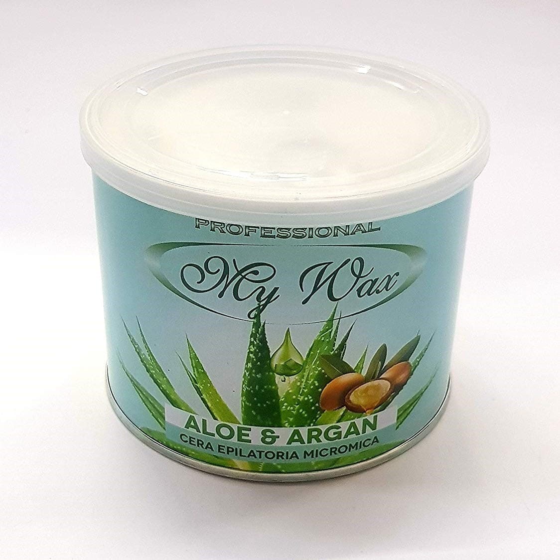 BARATTOLO CERA DEPILATORIA LIPOSOLUBILE ALOE ARGAN 400 ML DEPILAZIONE CERETTA
