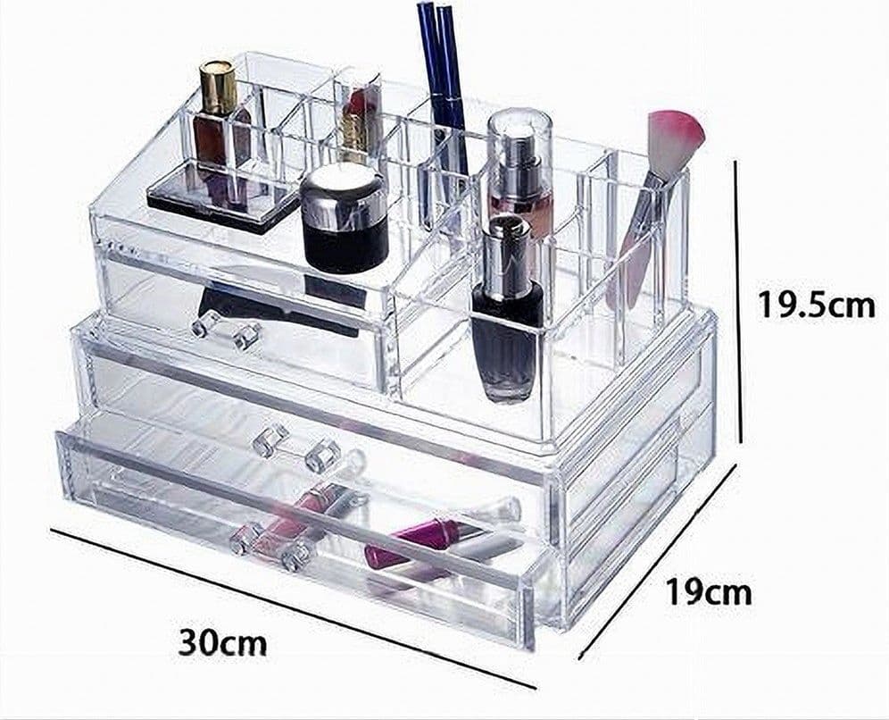 ORGANIZZATORE COSMETICI MAKE UP ESY_10258 ESPOSITORE ORGANIZER 15 COMPARTI - 2