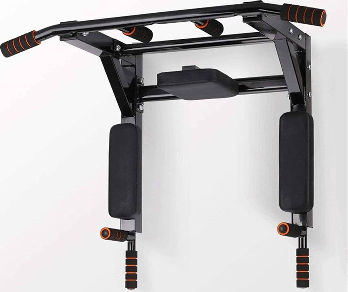 SBARRA MULTIFUNZIONE PER TRAZIONI A PARETE BARRA CHIN UP DIP STATION PULL UP BAR - 3
