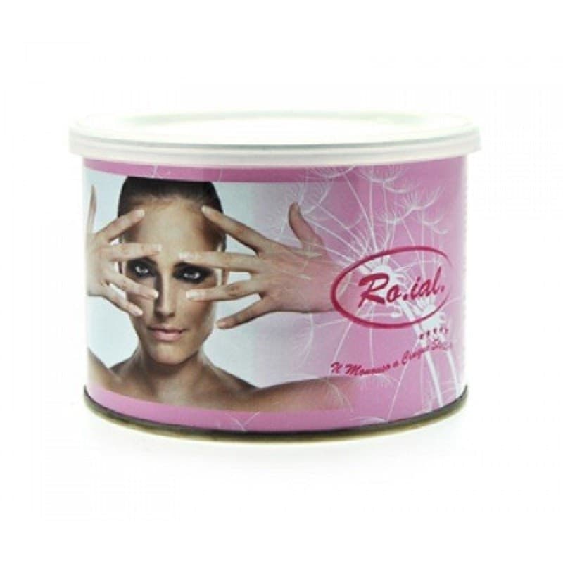 BARATTOLO CERA DEPILATORIA LIPOSOLUBILE TITANIO ROSA 400ML SCALDACERA CERETTA CALDO