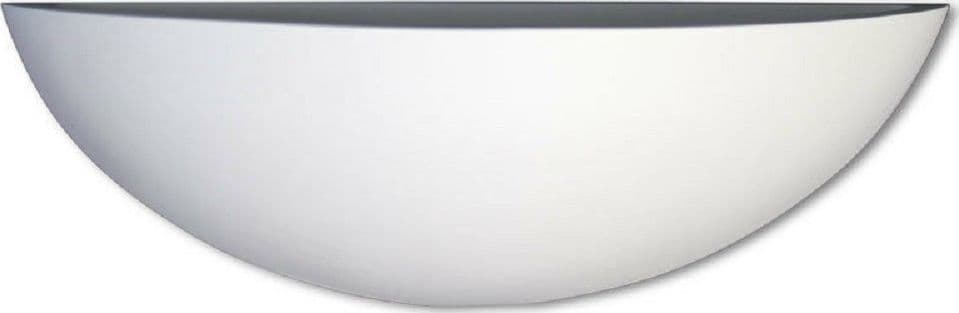 APPLIQUE PARETE MEZZA LUNA GESSO DOPPIA EMISSIONE VERNICIABILE ATTACCO R7S - 4