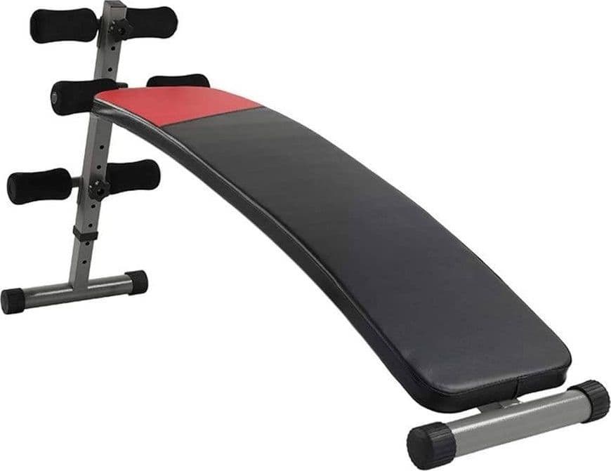 PANCA PER ADDOMINALI SOLLEVAMENTO PESI REGOLABILE SIT UP BENCH ESERCIZIO FISICO - 2
