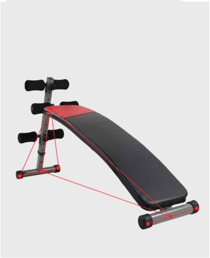 PANCA PER ADDOMINALI SOLLEVAMENTO PESI REGOLABILE SIT UP BENCH ESERCIZIO FISICO - 5