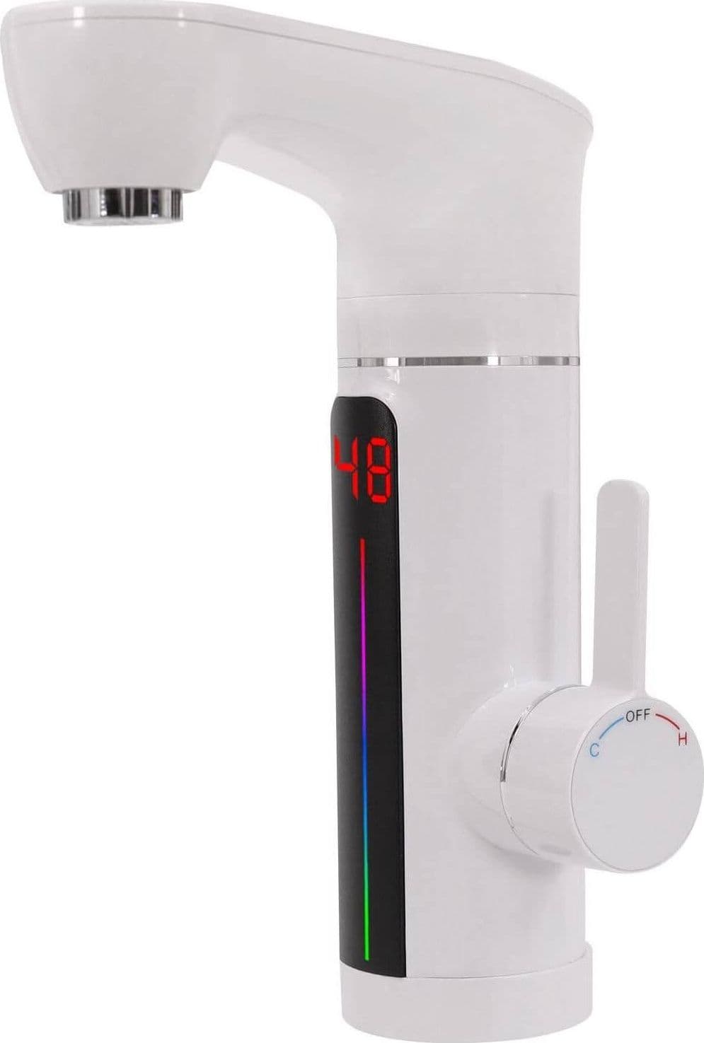 RUBINETTO MISCELATORE ELETTRICO CALDAIA ACQUA CALDA CON DISPLAY FO-J10 - 4