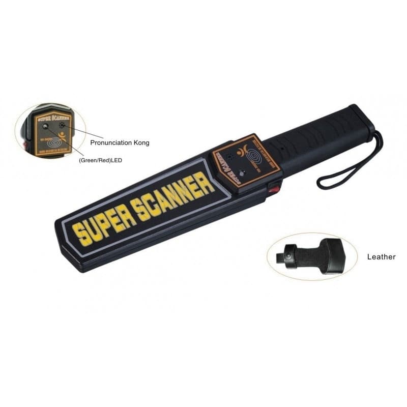 METAL DETECTOR PROFESSIONALE MANUALE RILEVATORE DI METALLI LED SCANNER PORTATILE - 2