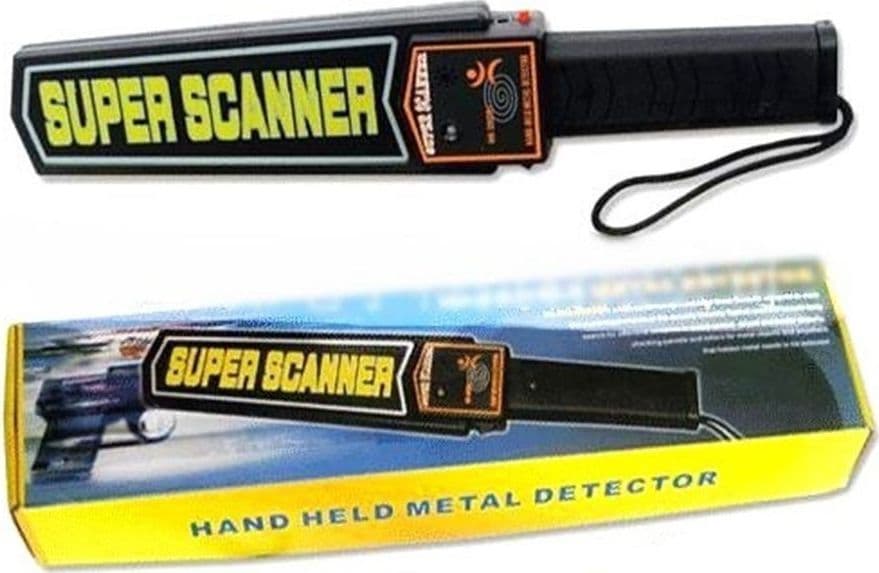 METAL DETECTOR PROFESSIONALE MANUALE RILEVATORE DI METALLI LED SCANNER PORTATILE - 3
