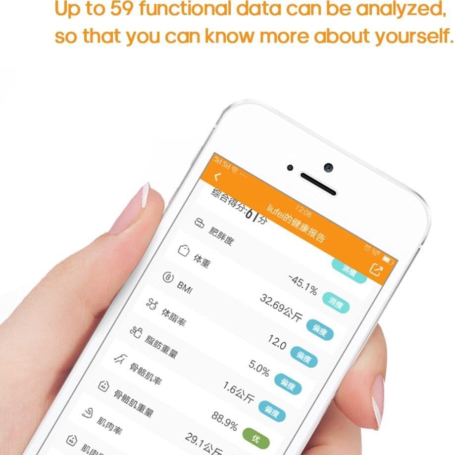 BILANCIA PESA PERSONA INTELLIGENTE DIGITALE SMART BLUETOOTH PESAPERSONE CON APP - 2