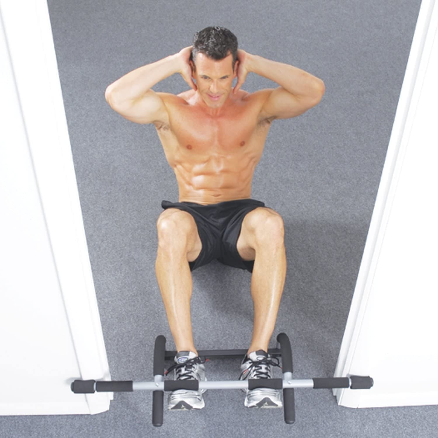 BARRA MULTIFUNZIONE TORSIONI TRAZIONI PALESTRA FITNESS ADDOMINALI PETTO BRACCIA - 2