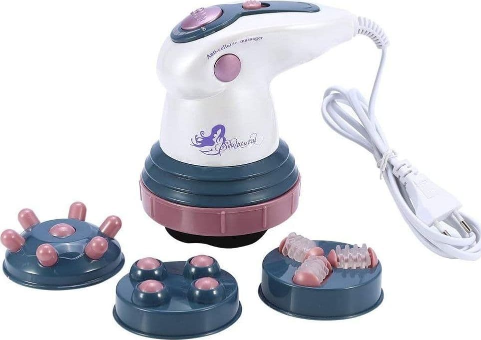 MASSAGGIATORE ANTICELLULITE VISO CORPO MASSAGGIO BODY SENSE ANTI CELLULITE ROSSO - 5