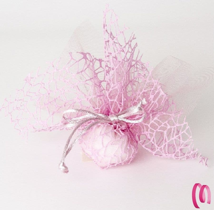 20 SACCHETTI VELO VELETTI ORGANZA RETE TULLE PER CONFETTI MATRIMONIO BOMBONIERE - 13
