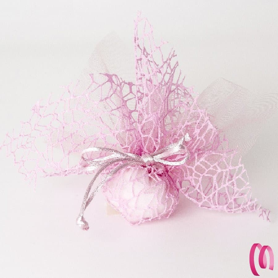 20 SACCHETTI VELO VELETTI ORGANZA RETE TULLE PER CONFETTI MATRIMONIO BOMBONIERE - 13