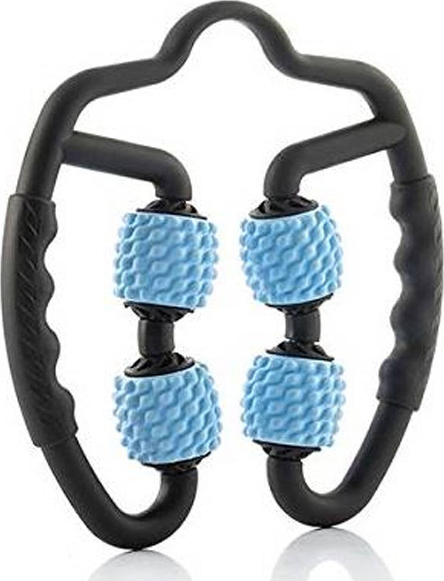 MASSAGGIATORE MUSCOLARE CON RULLI ROLAX PER GAMBE POLPACCI CORPO MASSAGGIO RELAX - 4
