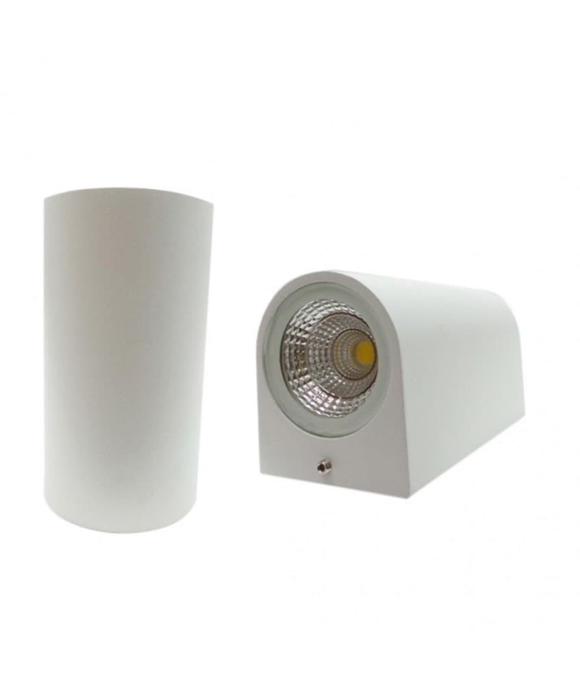 APPLIQUE DA ESTERNO CILINDRO UP&DOWN LAMPADA DA PARETE GIARDINO 2XGU10 IP65 ES14 - 4