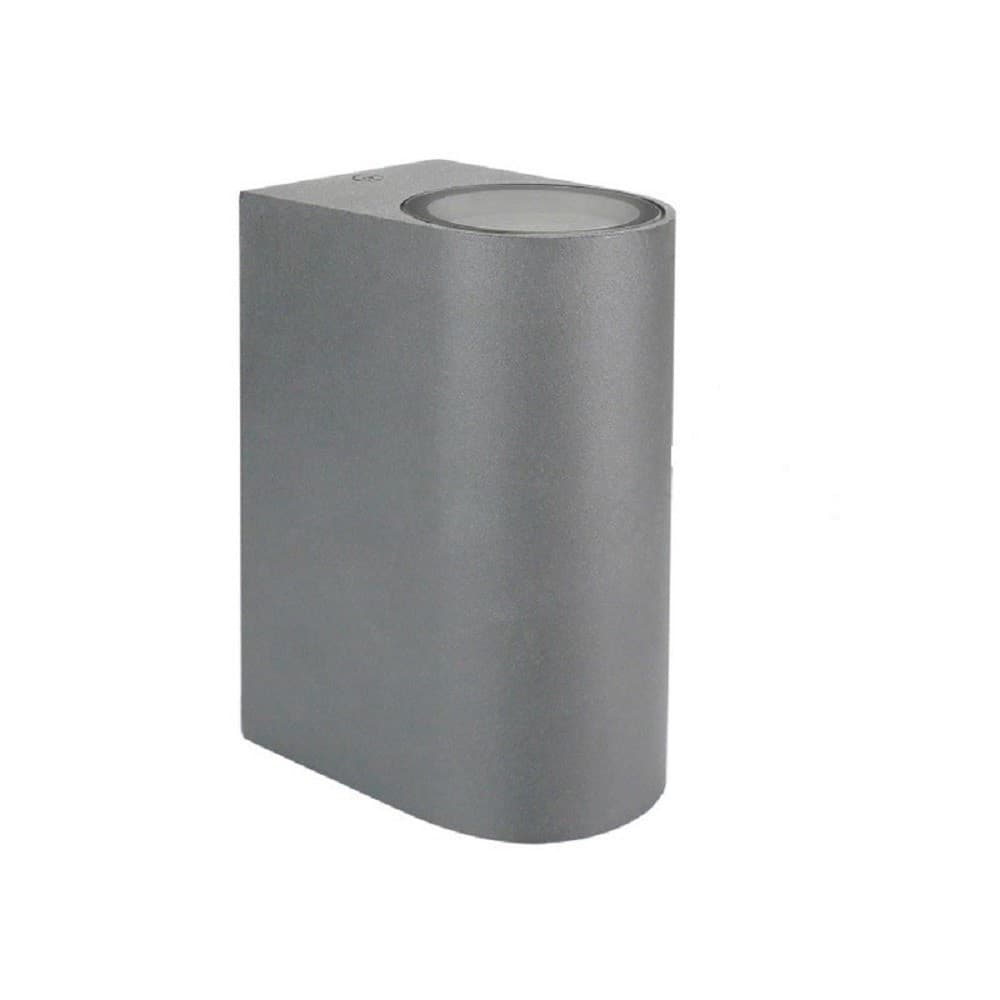 APPLIQUE DA ESTERNO CILINDRO UP&DOWN LAMPADA DA PARETE GIARDINO 2XGU10 IP65 ES14 - 6