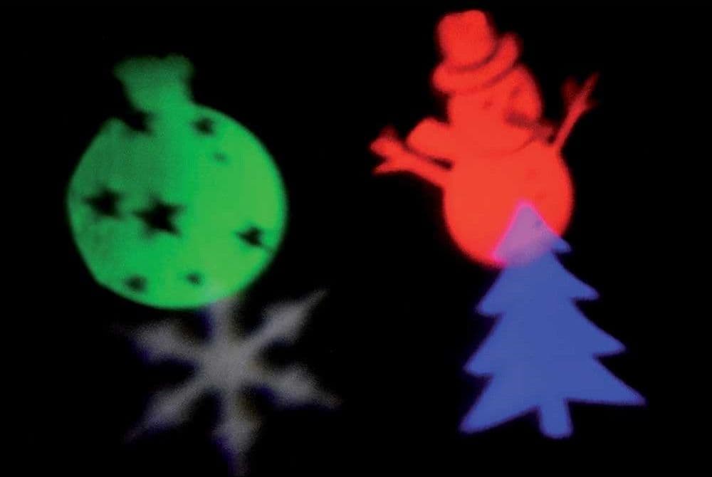 PROIETTORE LASER LED RGB NATALE PER ESTERNO GIOCHI DI LUCE DISEGNI NATALIZI - 5