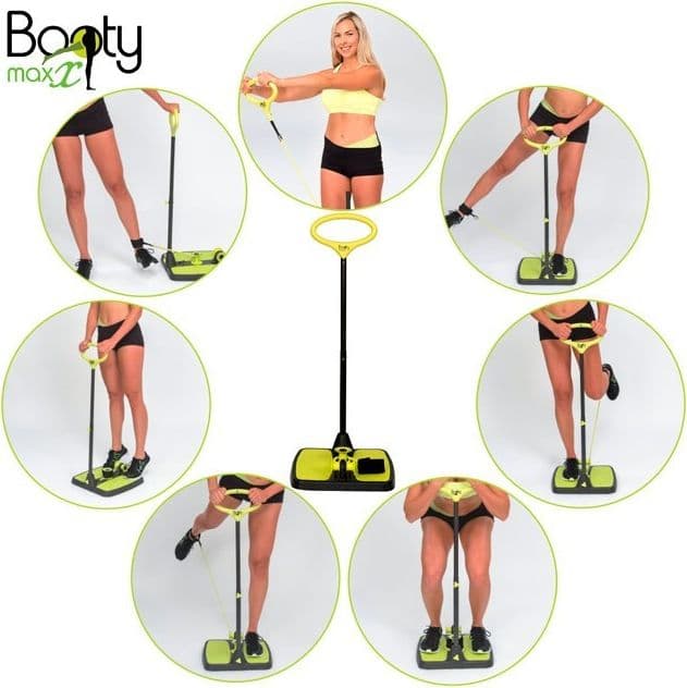 BOOTY MAX ALLENAMENTO PER GLUTEI GAMBE COSCE ADDUTTORI TONIFICA SNELLISCE BODY - 2