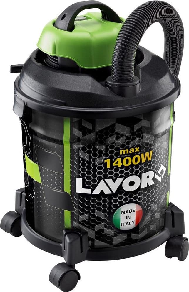 ASPIRATORE 20 LT.INOX JOKER BIDONE ASPIRATUTTO POLVERE SOLIDI LIQUIDI LAVOR