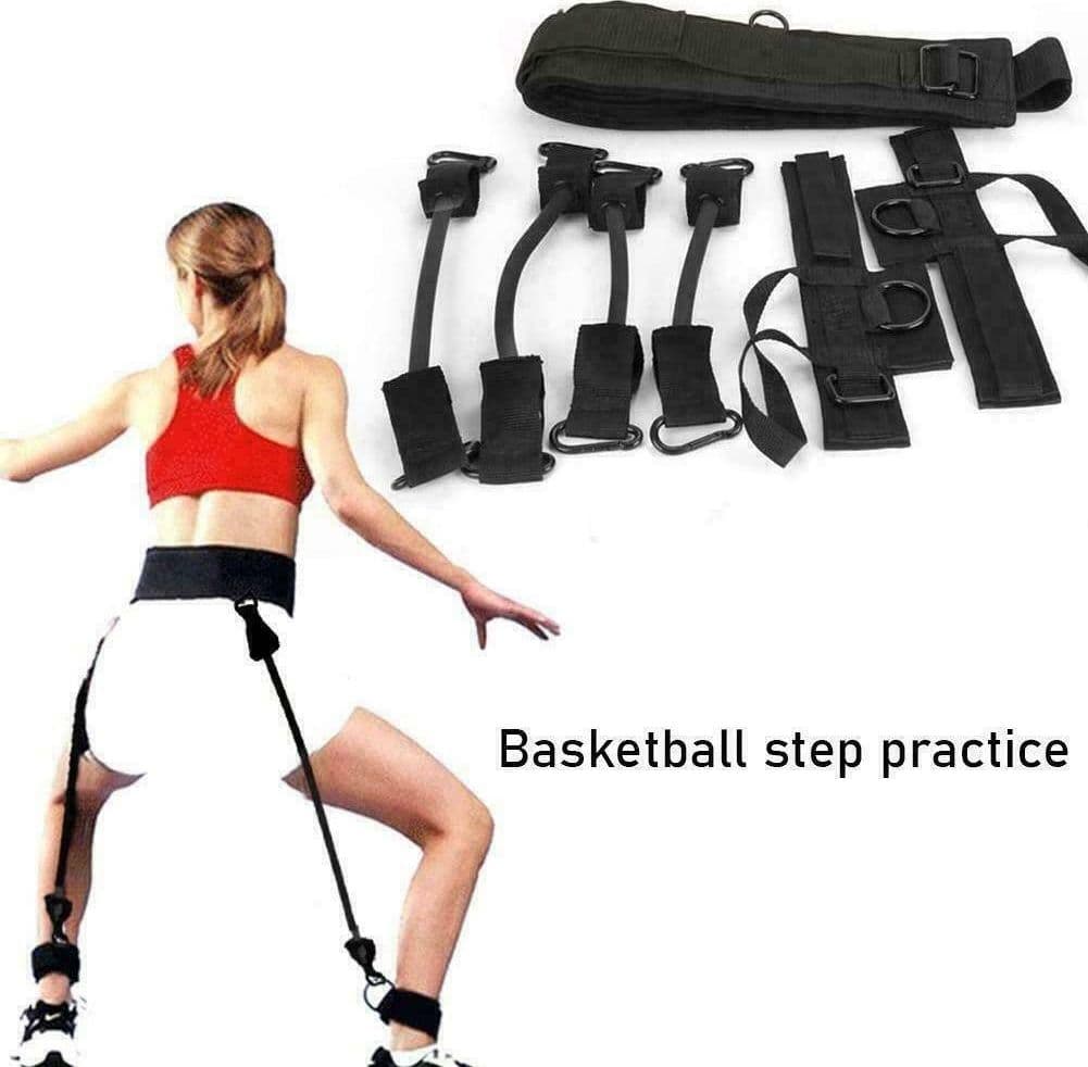 SET BANDE ELASTICHE PER QUADRICIPITI FORZA ESPLOSIVA VERTICAL JUMP SALTO IN ALTO - 4