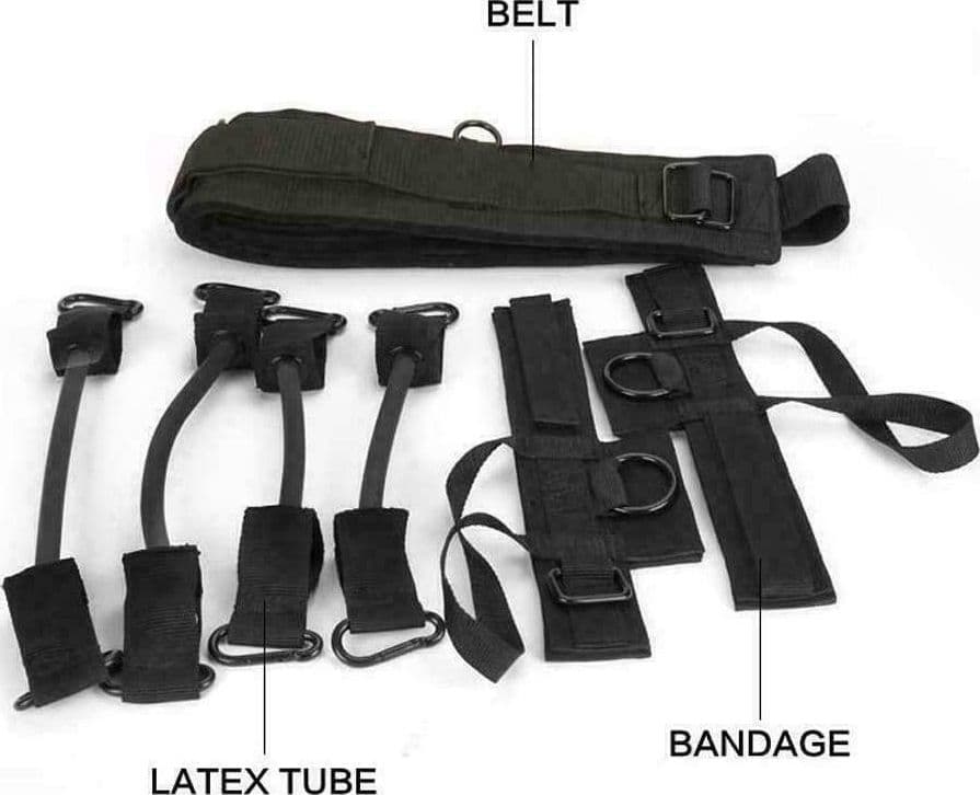SET BANDE ELASTICHE PER QUADRICIPITI FORZA ESPLOSIVA VERTICAL JUMP SALTO IN ALTO - 9