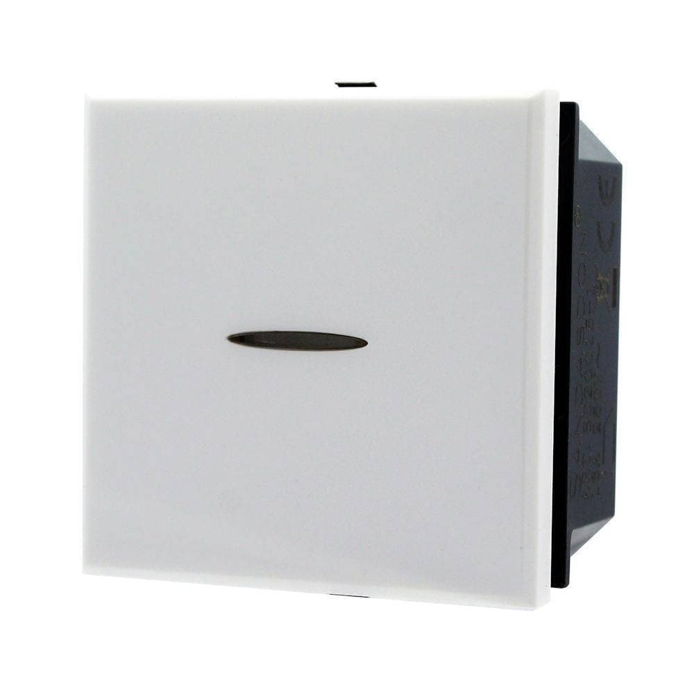 INTERRUTTORE ASSIALE 2M 1P 16A BIANCO COMPATIBILE CON BTICINO AXOLUTE