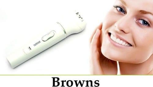EPILATORE SPAZZOLA MASSAGGIANTE DEPILATORE ELIMINA CALLI 5 IN 1 BROWNS BS-2199 - 2