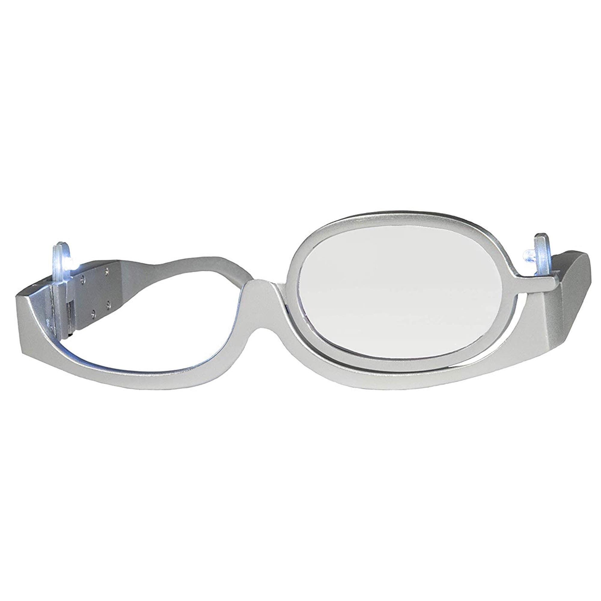 OCCHIALI PER MAKEUP TRUCCO INGRANDIMENTO CON LUCE LED LATERALE LENTE REGOLABILE - 2