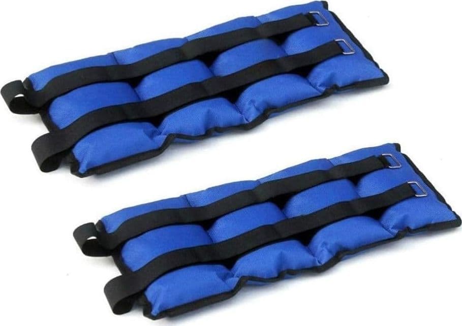 PESI PER CAVIGLIE E POLSI CAVIGLIERE SPORT FITNESS CAVIGLIERA PESO 4 KG EFFETTI - 3