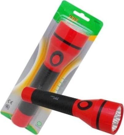 TORCIA LAMPADA EMERGENZA A LED RICARICABILE PORTATILE CACCIA PESCA CON 7 LED - 2