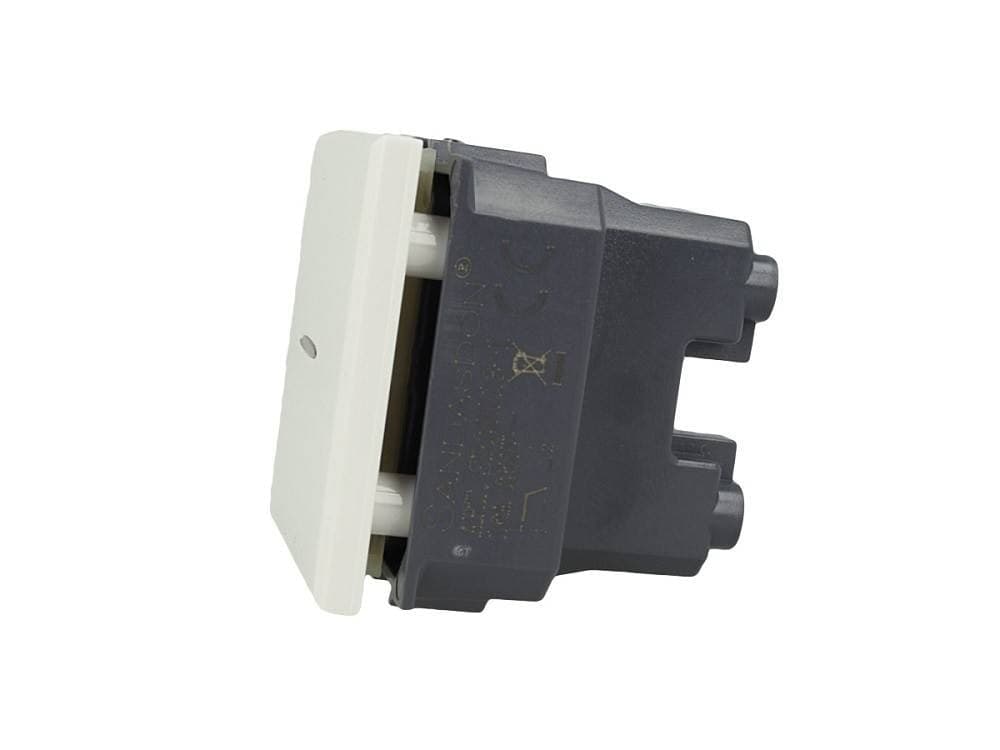 PULSANTE ASSIALE 1P 2M 16A COLORE BIANCO COMPATIBILE BTICINO AXOLUTE - 2