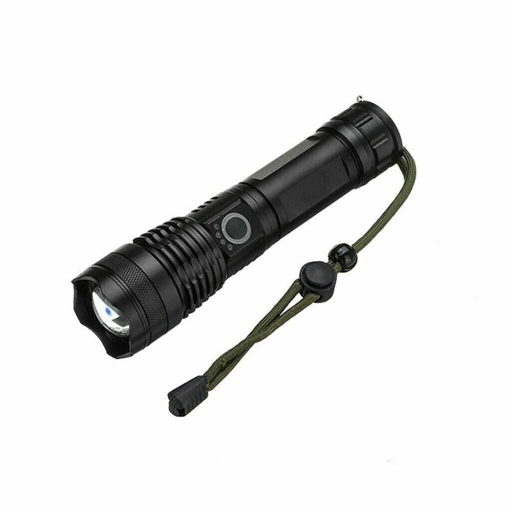 TORCIA TATTICA/MILITARE LED CREE T6 RICARICABILE ZOOM DOPPIA BATTERIA A90-P50 - 3