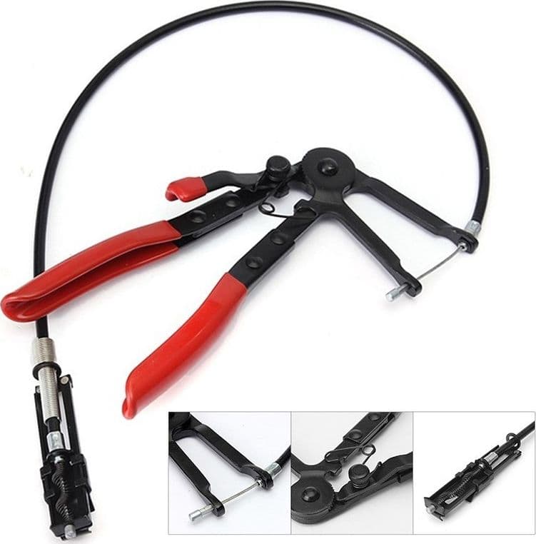 PINZA PER FASCETTE MANICOTTI AUTO MOTO CON CAVO FLEX BOWDEN STRINGITUBO - 7