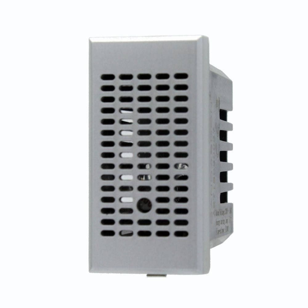 SENSORE ACUSTICO TIMER 220V COLORE SILVER COMPATIBILE BTICINO AXOLUTE