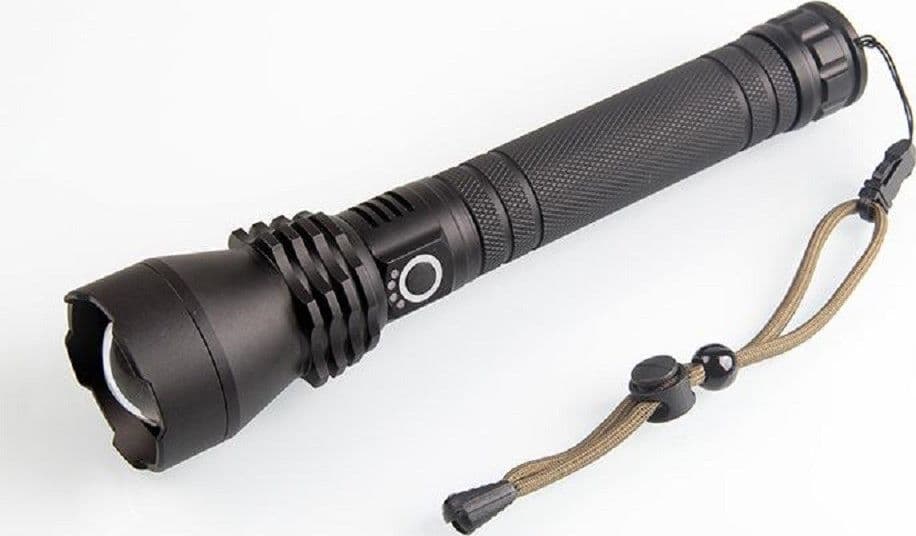 TORCIA LAMPADA LED CREE P50 RICARICABILE 2000 LUMEN 80000 W ZOOM DOPPIA BATTERIA - 6