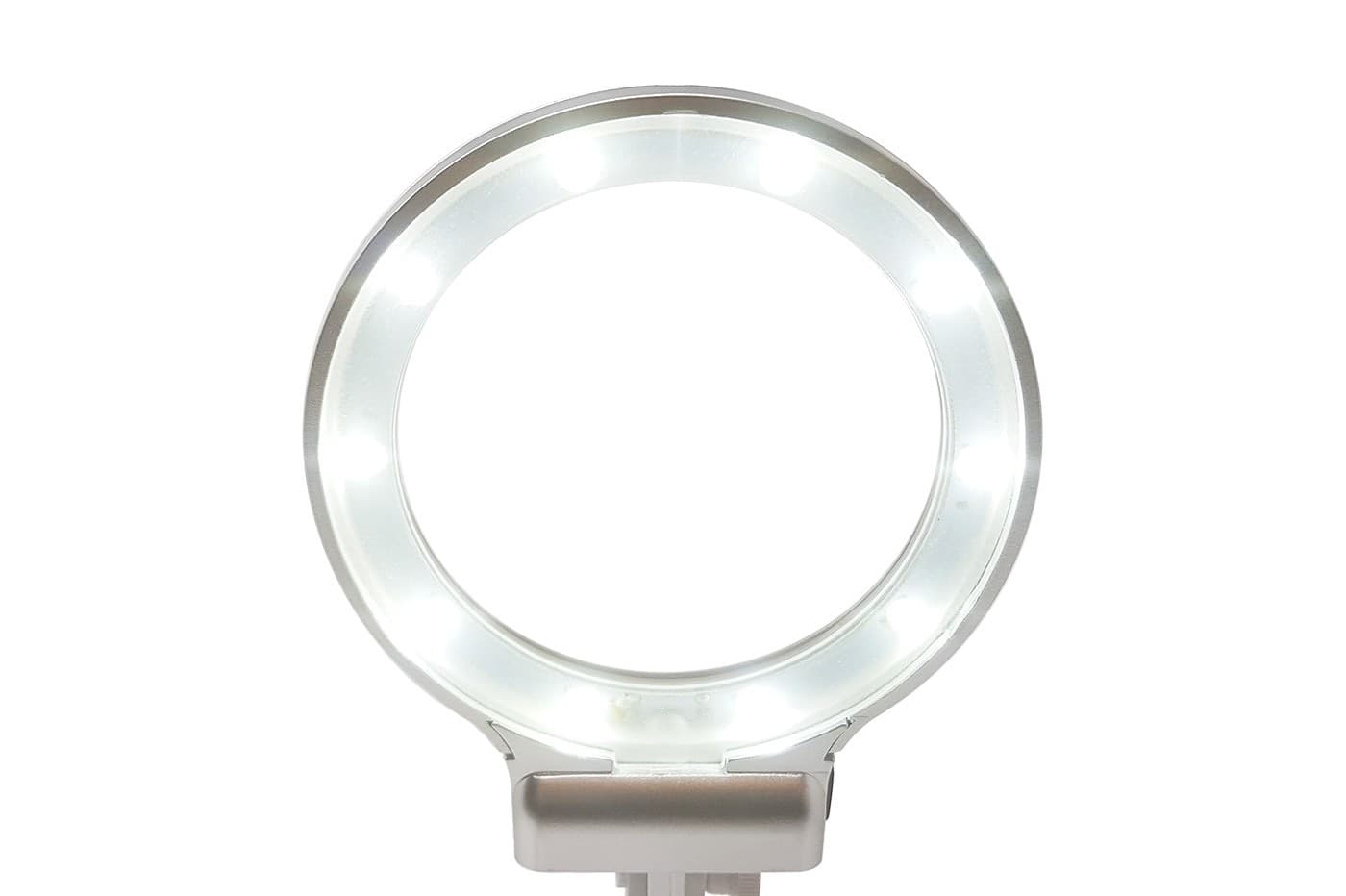 LENTE INGRANDIMENTO PINZE DA TAVOLO LUCE LED RIPARAZIONI SALDATURE ORIENTABILE - 3