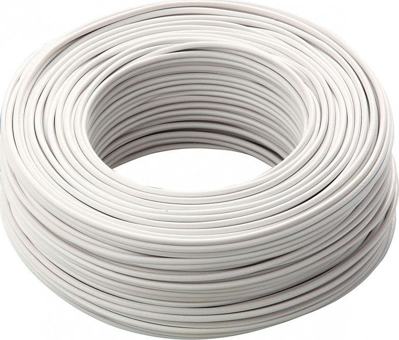 CAVO MATASSA 50 MT BOBINA GOMMATO TRIPOLARE 3 FILI POLI SCHERMATO 3x1.0 IGNIFUGO - 3