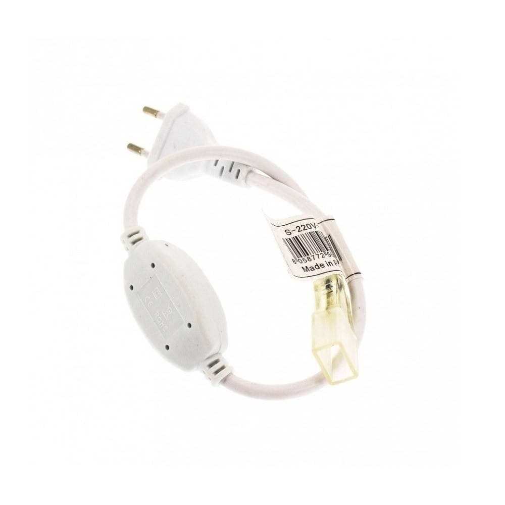 SPINA PER STRISCE LED 5MM 220V PRESA ACCENSIONE STRIP LED RADDRIZZATORE S-220V-5 - 2