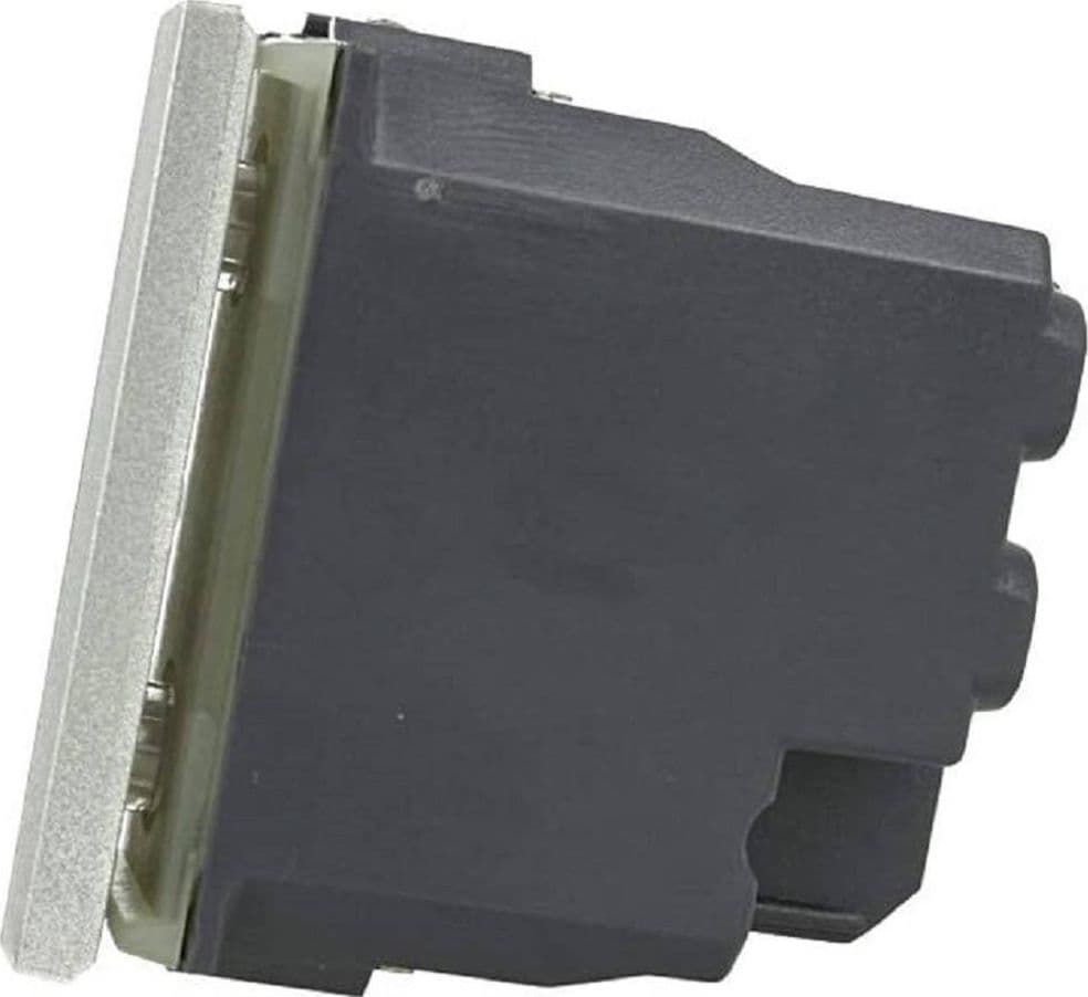 INVERTITORE 1P 16A ASSIALE COLORE SILVER COMPATIBILE CON BTICINO AXOLUTE - 2