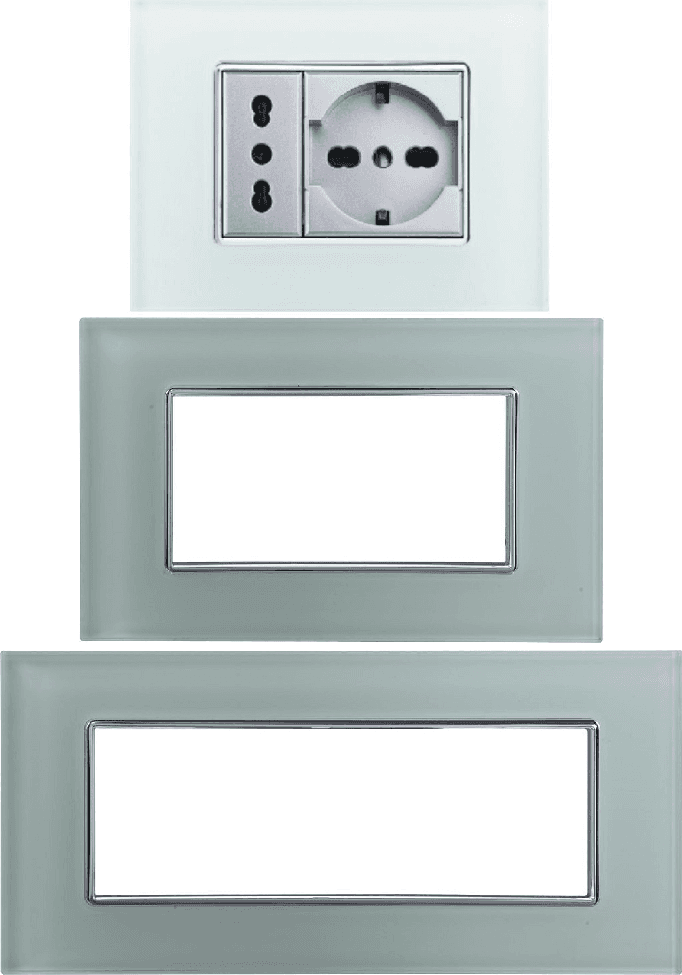 PLACCA CRISTAL 3M 4M 6M VERDE BIANCASTRO EFFETTO VETRO COMPATIBILE CON AXOLUTE