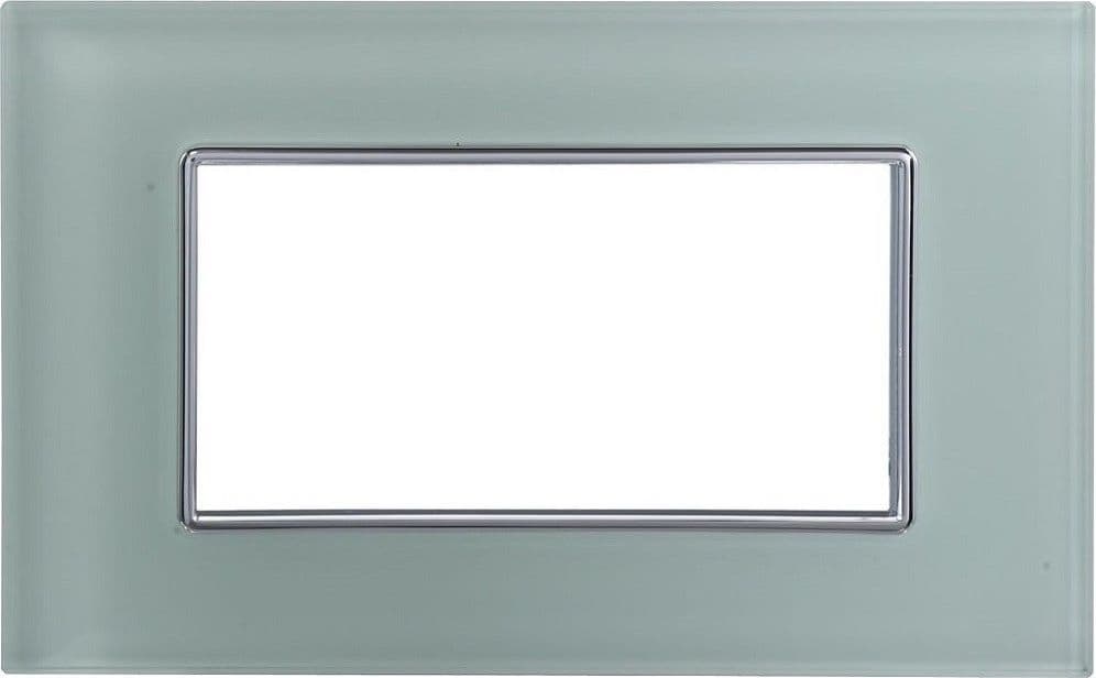 PLACCA CRISTAL 3M 4M 6M VERDE BIANCASTRO EFFETTO VETRO COMPATIBILE CON AXOLUTE - 2