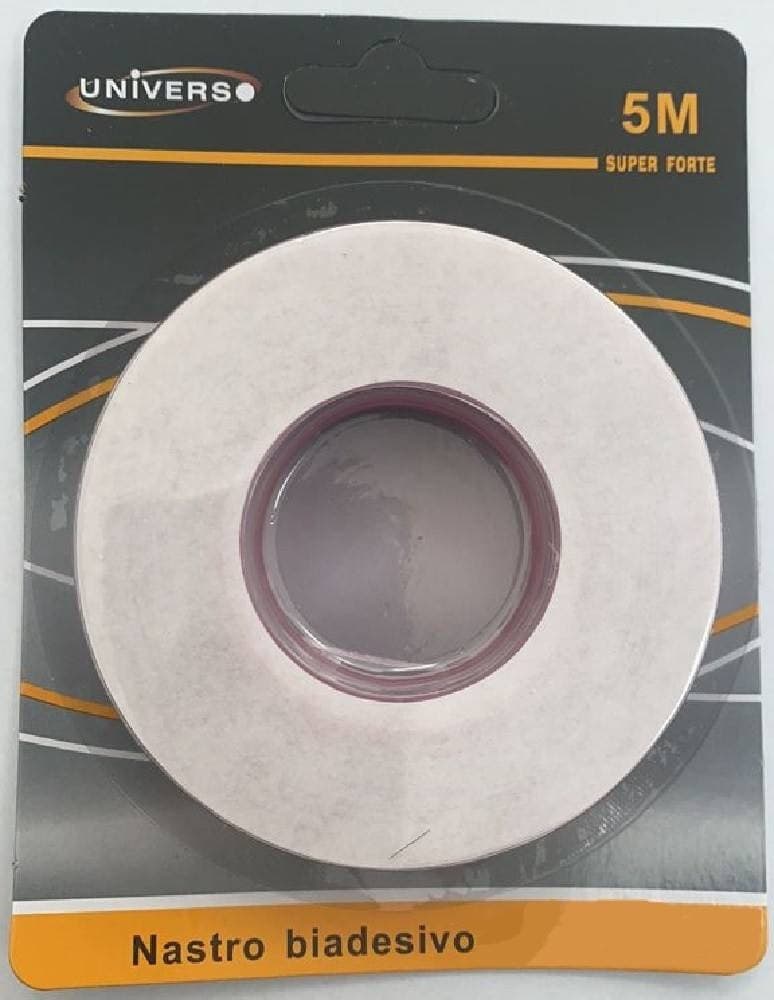 NASTRO BIADESIVO IN ACRILICO TRASPARENTE ULTRA RESISTENTE PER STRIP LED 5MX20MM - 2
