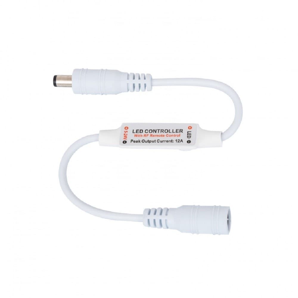 DIMMER + TELECOMANDO 12/24V RF WIRELESS CONTROLLER STRISCIA LED MONOCOLORE RF-01 - 2